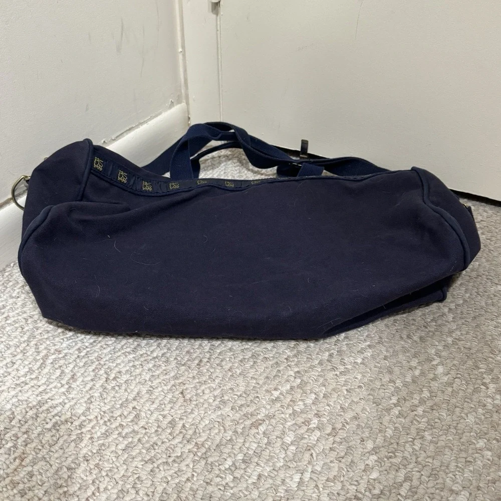 Vintage Warden Brooks Merrill Lynch Bull Wall Street Canvas Bankers Duffel Bag